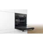 Bosch Serie 4 Buhar Destekli Ankastre Fırın 60 x 60 cm Siyah HIF534EB0T