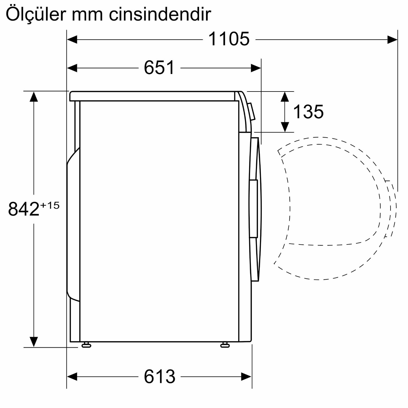 Bosch Serie 8 Isı Pompalı Kurutma Makinesi 9 kg WQB245A0TR