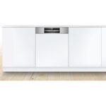 Bosch Serie 6 Yarı Ankastre Bulaşık Makinesi 60 cm Paslanmaz çelik SMI6EKS81T