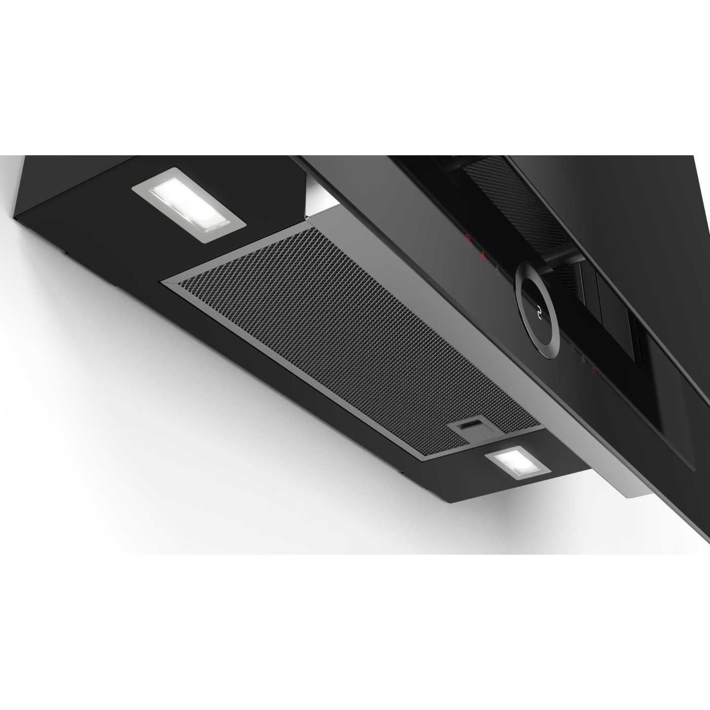 Bosch Serie 8 Duvar Tipi Davlumbaz 90 cm Siyah Cam DWF97RV60