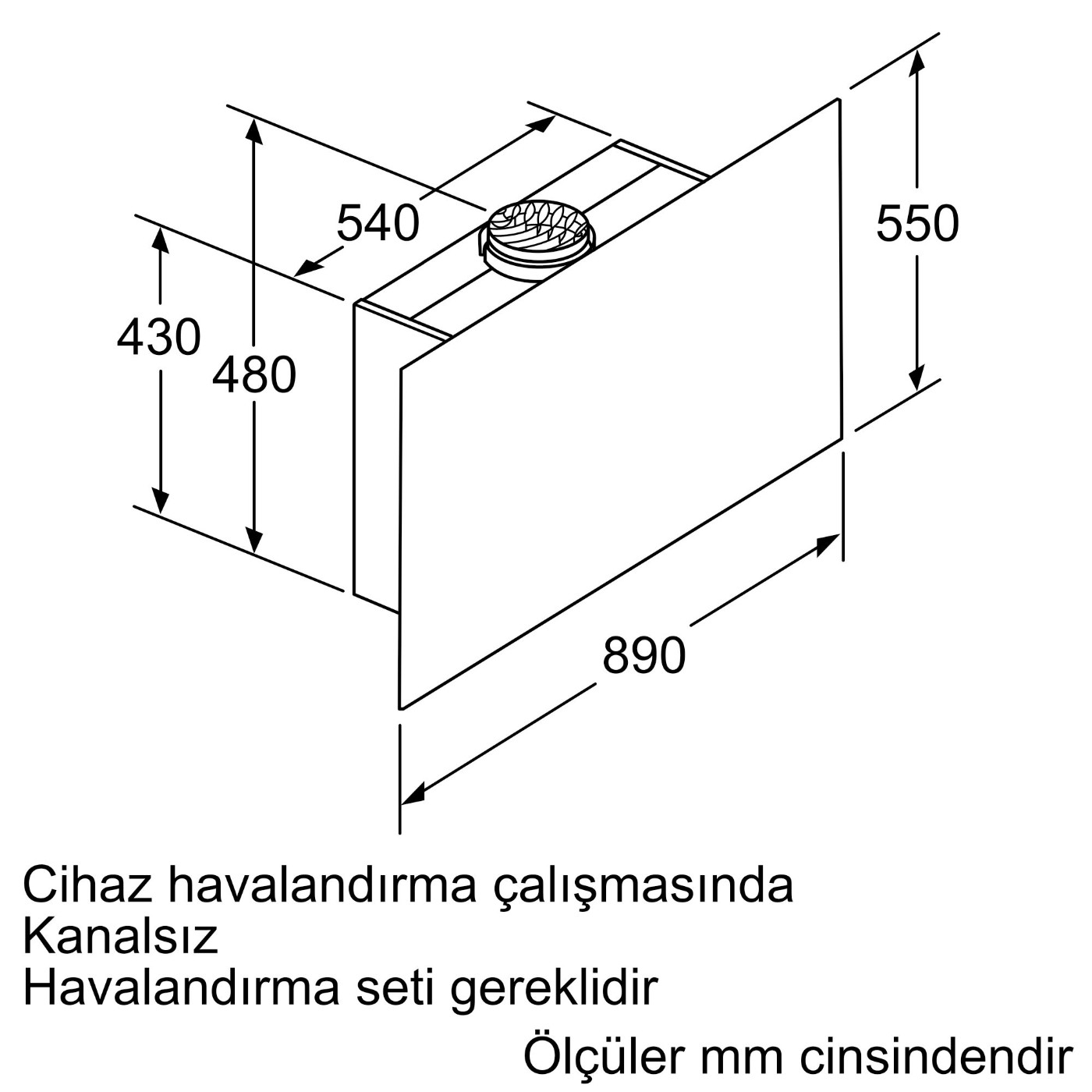 Bosch Serie 8 Duvar Tipi Davlumbaz 90 cm Siyah Cam DWF97RV60