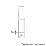 Bosch Serie 8 Duvar Tipi Davlumbaz 90 cm Siyah Cam DWF97RV60
