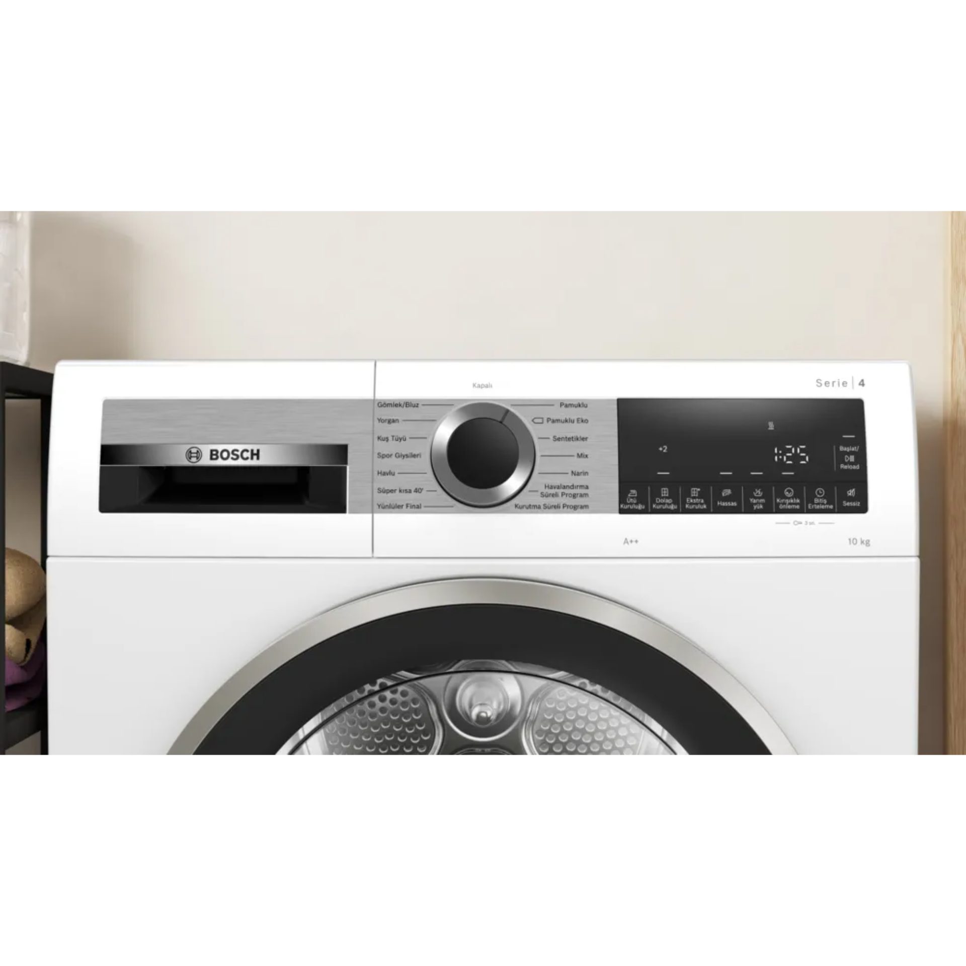 WQG25100TR Serie 4 Isı Pompalı Kurutma Makinesi 10 kg