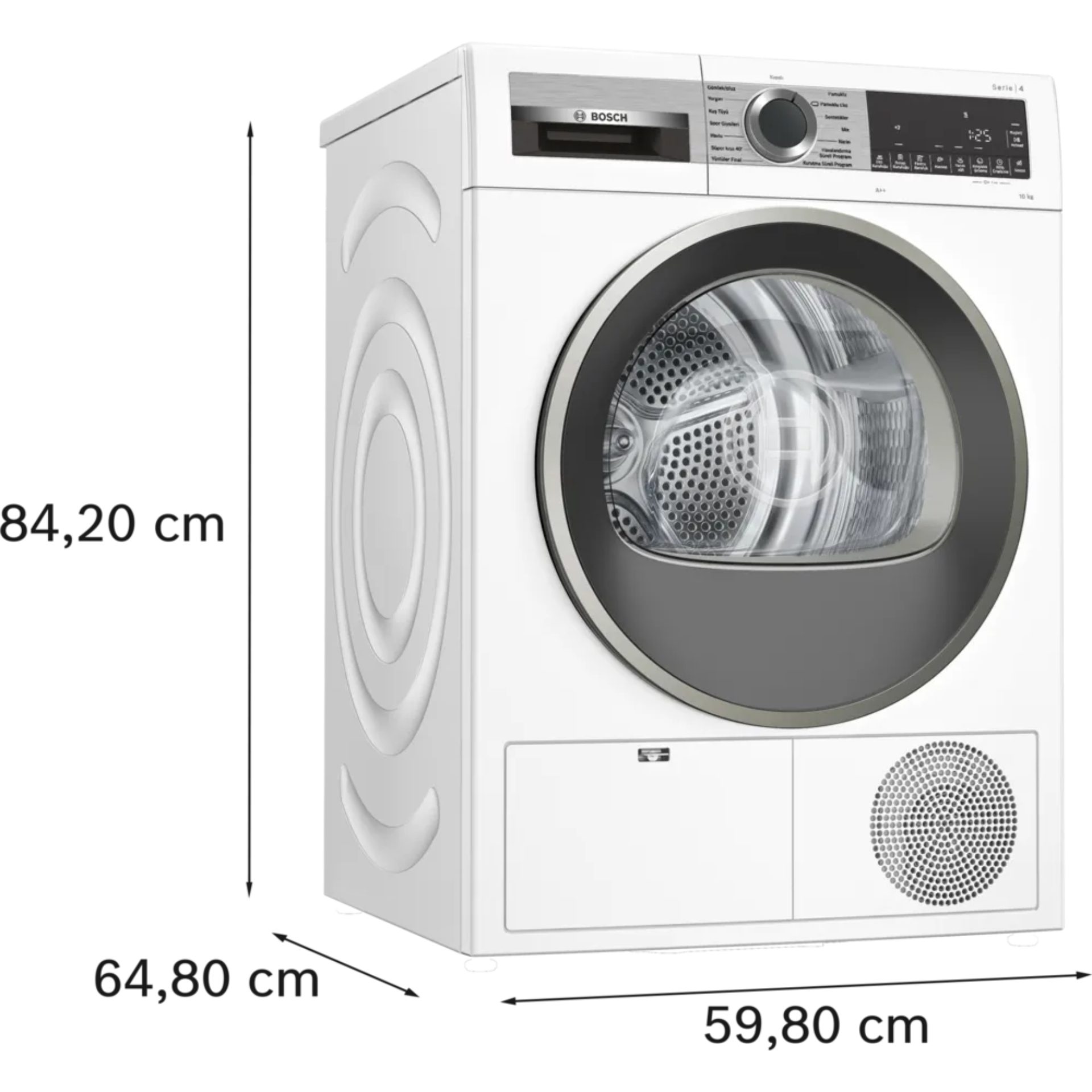 WQG25100TR Serie 4 Isı Pompalı Kurutma Makinesi 10 kg