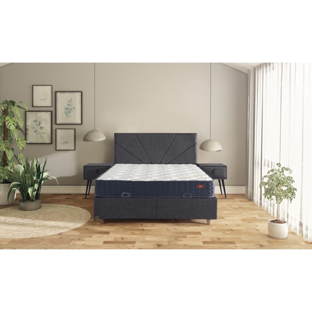 İDAŞ - ALTIN ORTOPEDİK KLASİK YATAK 160*200 - FLAT BAŞLIK 160 CM - İREM BAZA 160*200 - 3'LÜ SET
