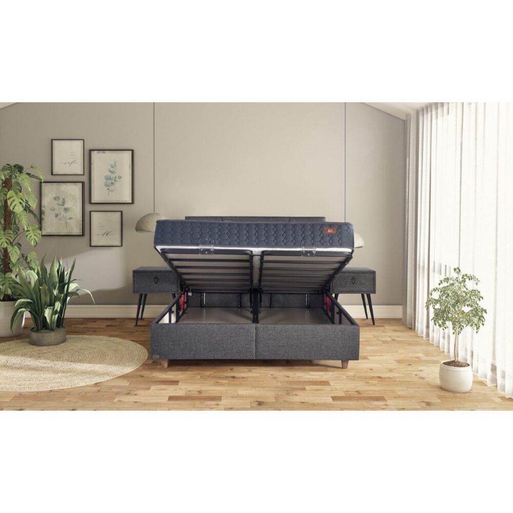 İDAŞ - ALTIN ORTOPEDİK KLASİK YATAK 160*200 - FLAT BAŞLIK 160 CM - İREM BAZA 160*200 - 3'LÜ SET